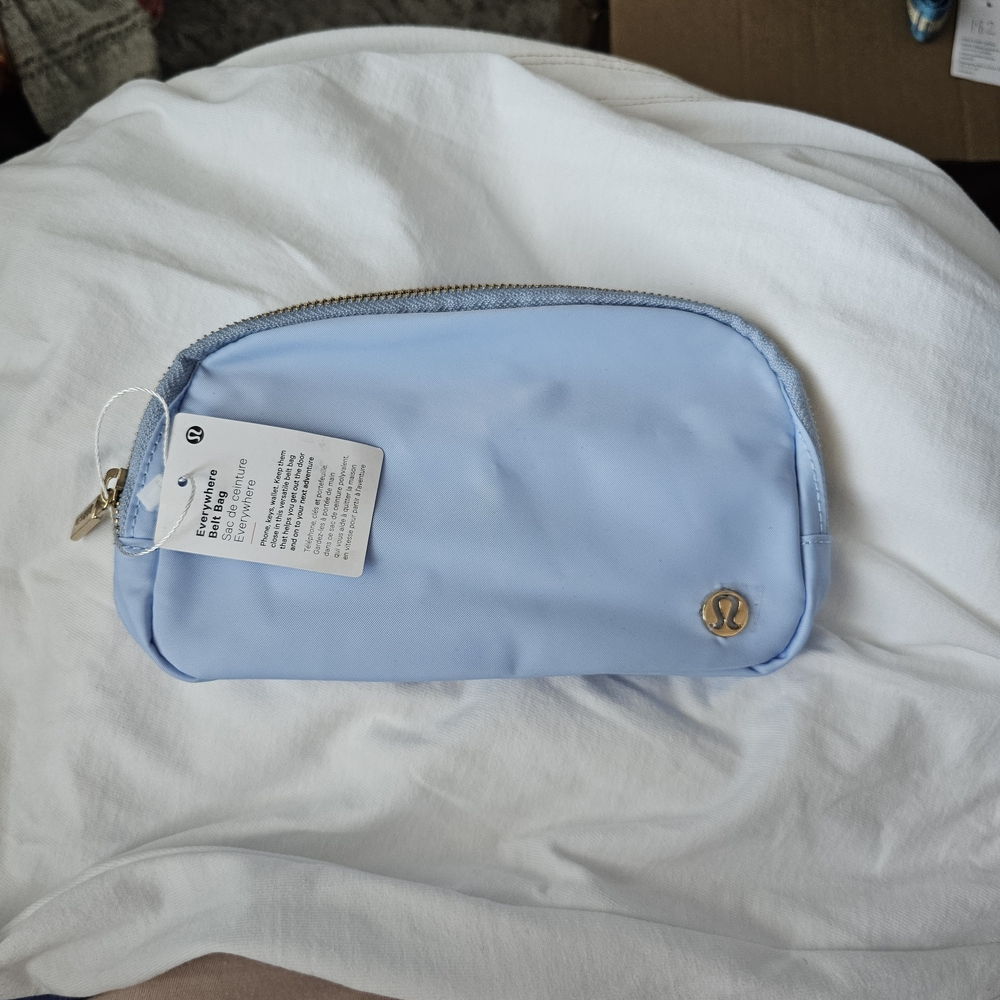Lululemon Athletica Sky Blue Cosmetic Bag